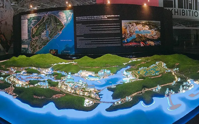 Mô hình dự án khu Vân Đồn