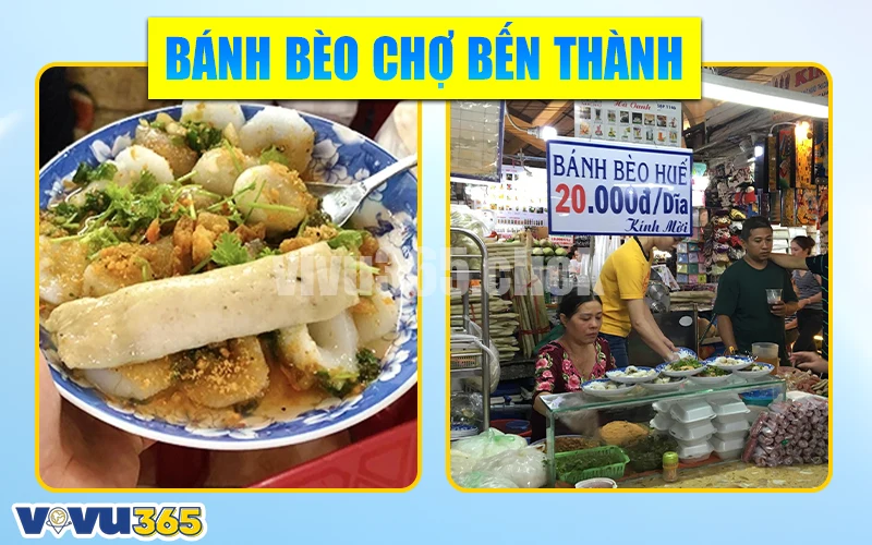 Bánh bèo Chợ Bến Thành 