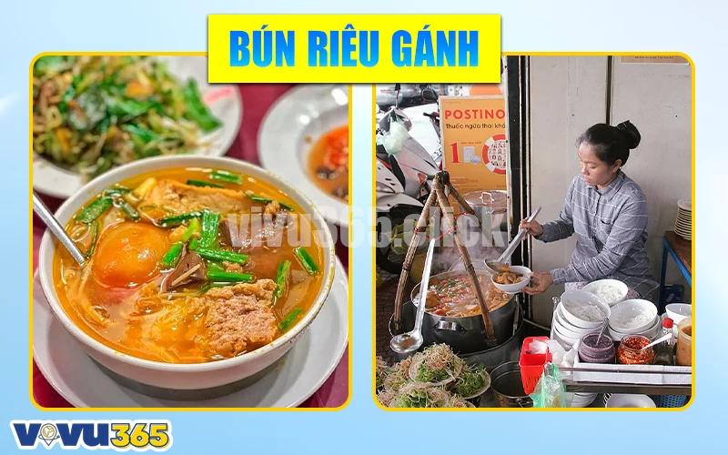 Bún riêu gánh Chợ Bến Thành 