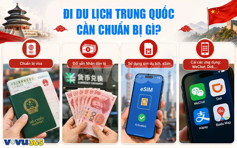 Đi du lịch Trung Quốc cần chuẩn bị gì?