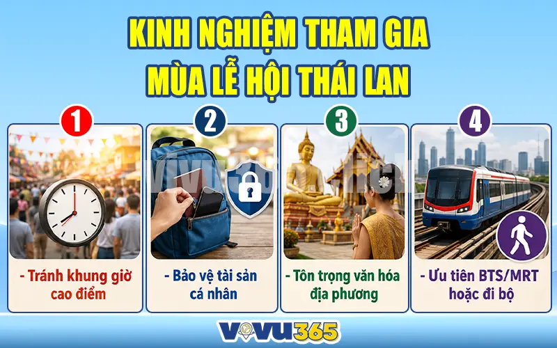 Kinh nghiệm khi tham gia các lễ hội truyền thống ở Thái Lan