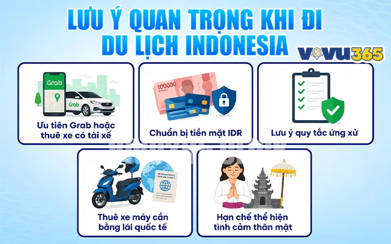 Lưu ý quan trọng khi đi du lịch Indonesia