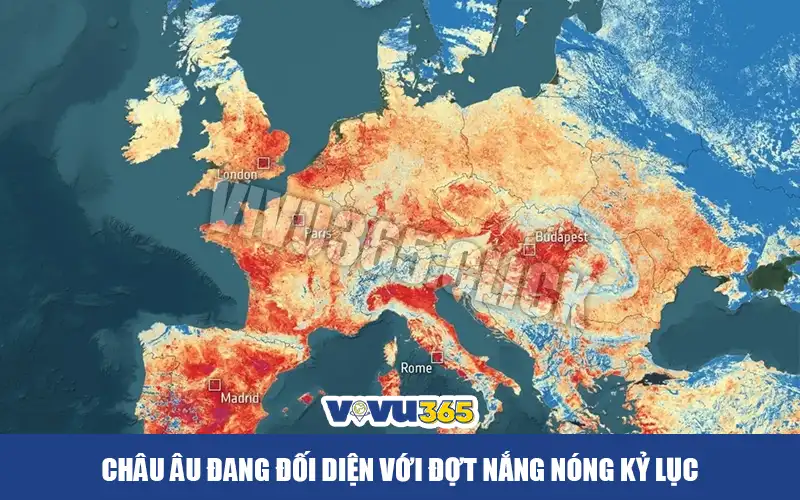 Châu Âu đang đối diện với nắng nóng cực đoan