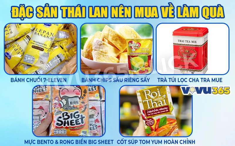 Đặc sản Thái Lan nên mua về làm quà