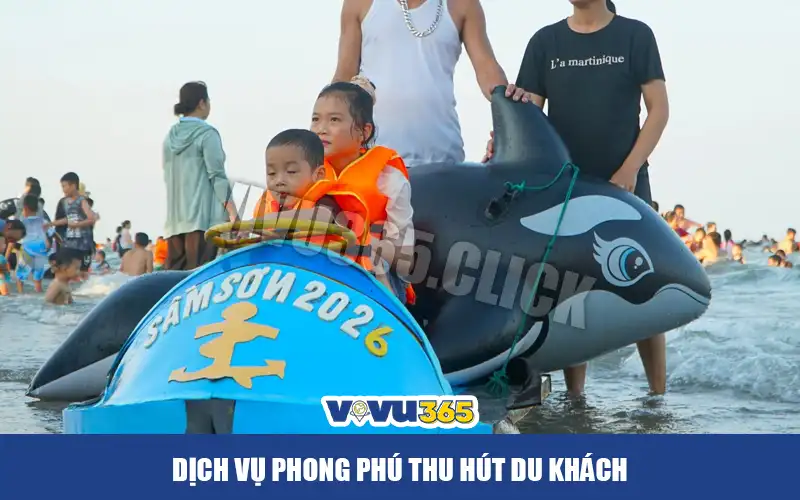 Dịch vụ phong phú thu hút du khách