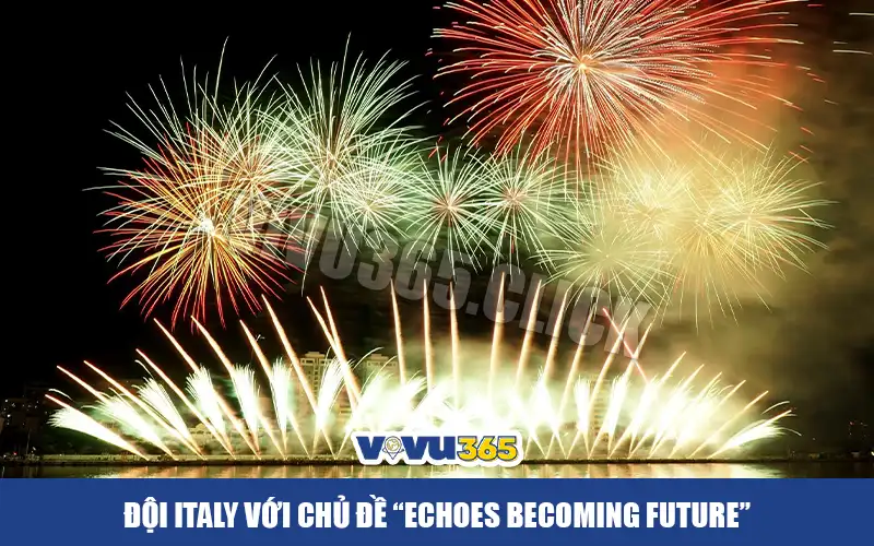 Màn trình diễn pháo hoa của đội Italy