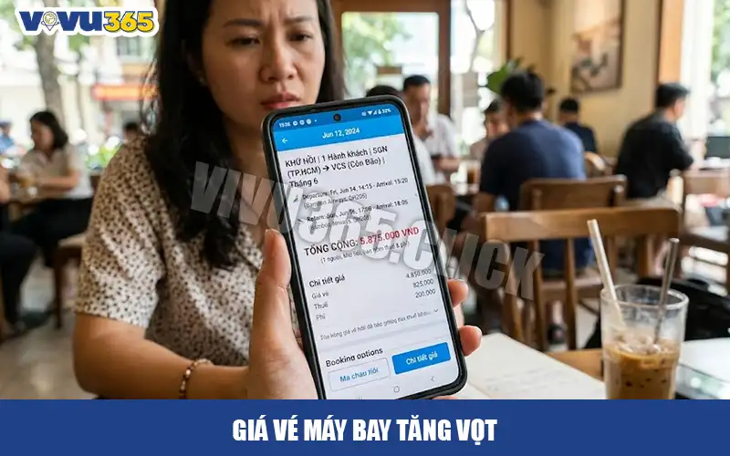 Giá máy bay đi Côn Đảo tăng vọt