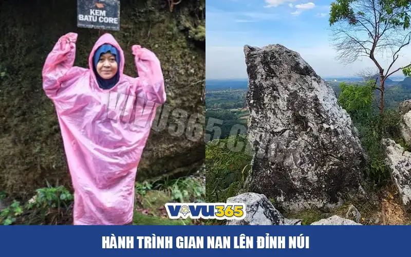 Hành trình gian nan trên núi Gunung Batu Putih