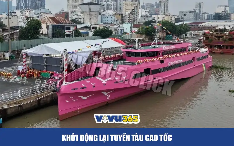 Khởi động lại chuyển tàu cao tốc du lịch Côn Đảo