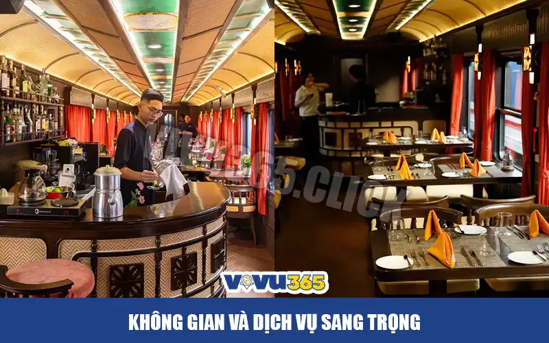 Không gian và dịch vụ sang trọng trên Tàu SJourney
