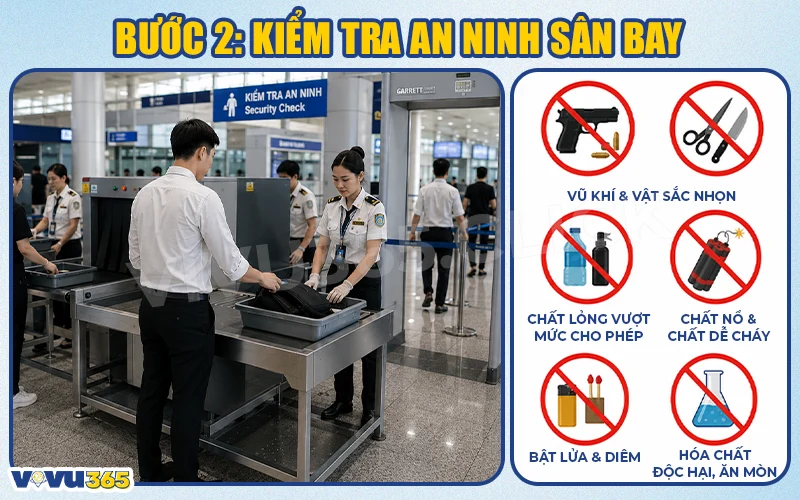 Kiểm tra an ninh sân bay