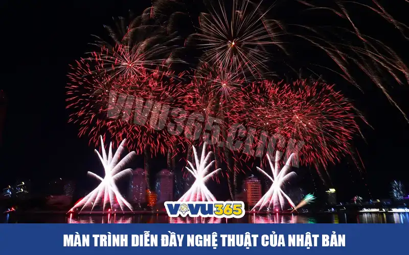 Trình diễn pháo hoa của đội Nhật Bản tại DiFF 2026