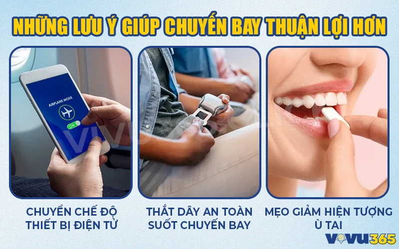 Những lưu ý quan trọng giúp chuyến bay thuận lợi hơn
