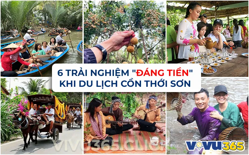 6 trải nghiệm "đáng tiền" nhất khi du lịch Cồn Thới Sơn