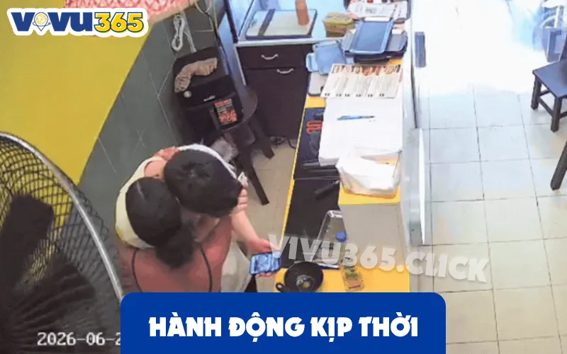 Hành động kịp thời của khách du lịch Hà Nội