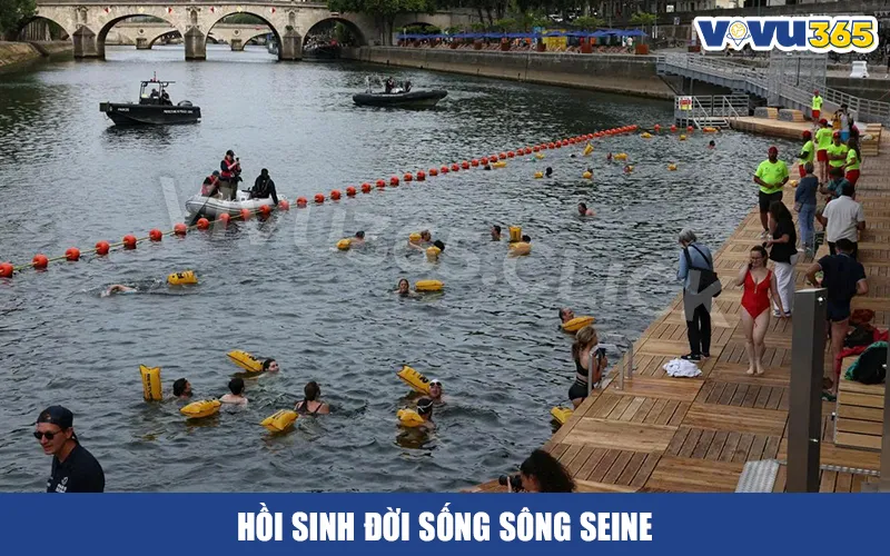 Sự hồi sinh văn hoá bơi lội trên sông Seine