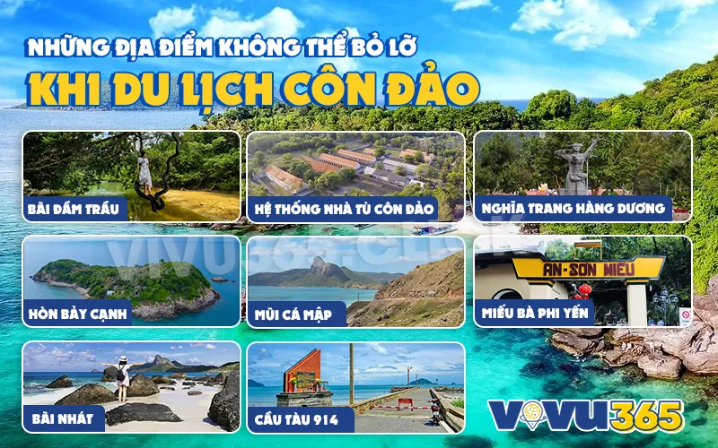 Những địa điểm không thể bỏ lỡ khi du lịch Côn Đảo