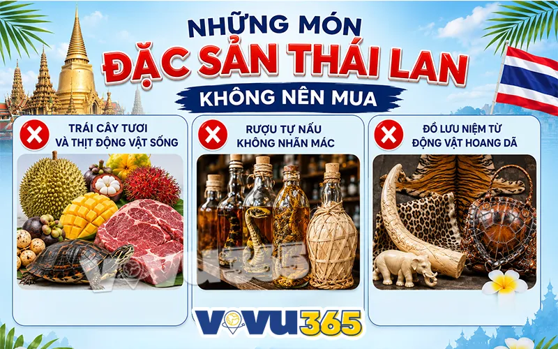 Những món đặc sản Thái Lan không nên mua