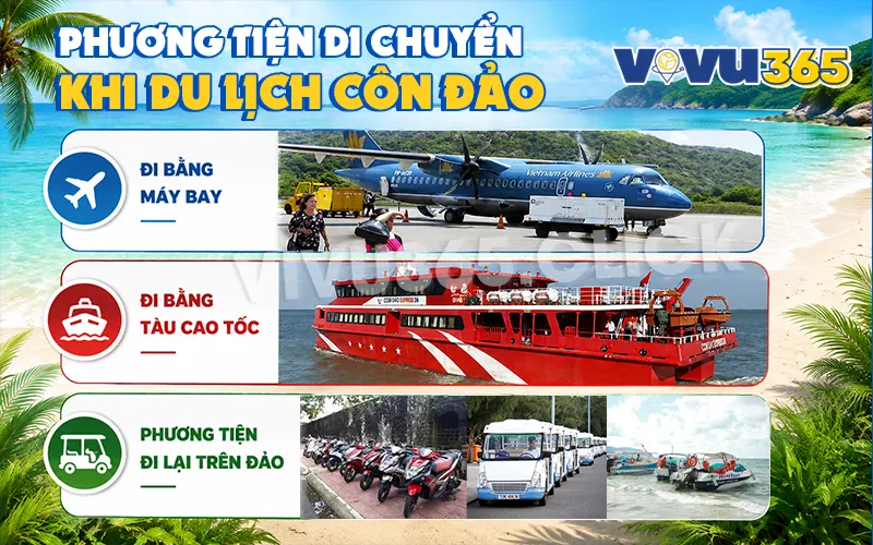 Hướng dẫn di chuyển khi du lịch Côn Đảo