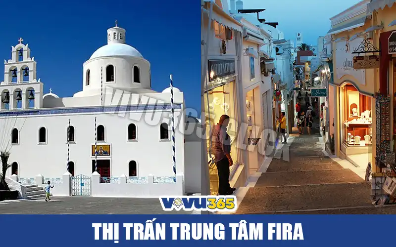 Thị trấn trung tâm Fira (Thira)