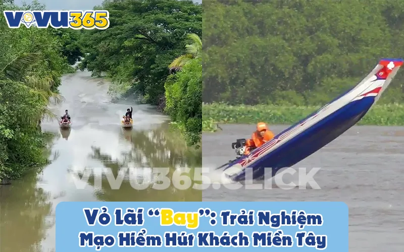 Vỏ Lãi Bay - Trải Nghiệm Mạo Hiểm Hút Khách Miền Tây