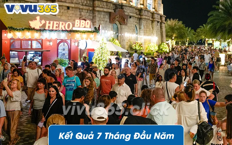 Kết Quả 7 Tháng Đầu Năm Du Lịch Việt Nam