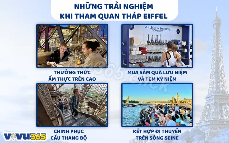 Trải nghiệm khi tham quan Tháp Eiffel