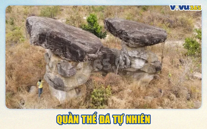 Quần thể đá tự nhiên tại Gia Lai