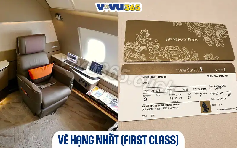 Vé hạng Nhất (First Class)