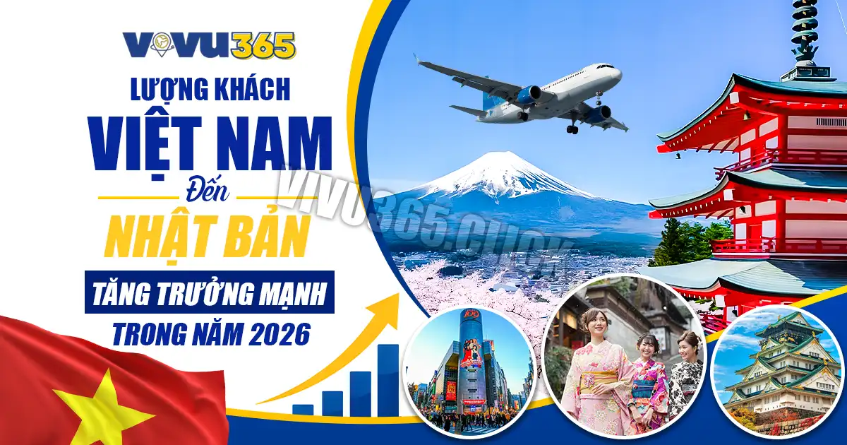 Lượng Khách Việt Nam Đến Nhật Bản