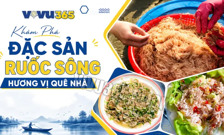 Đặc sản ruốc sông