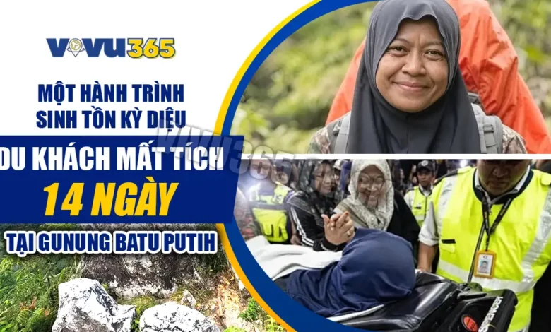 Du khách mất tích 14 ngày tại Gunung Batu Putih