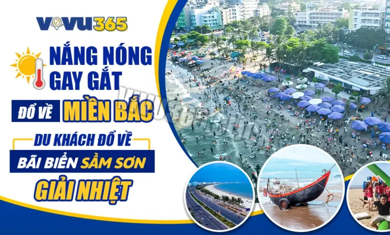 Nắng nóng gay gắt đổ về miền Bắc