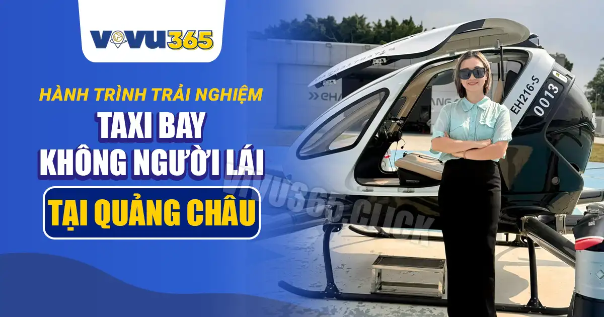 Taxi bay không người lái tại Quảng Châu