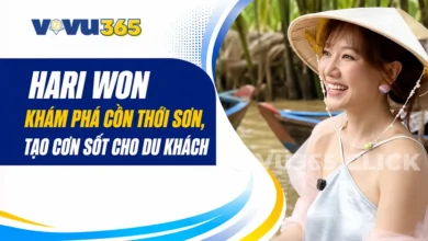 Hari Won đi Cồn Thời Sơn