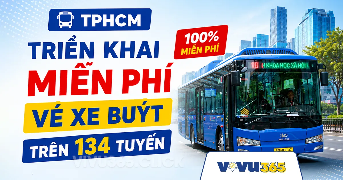 Miễn Phí Vé Xe Buýt TPHCM